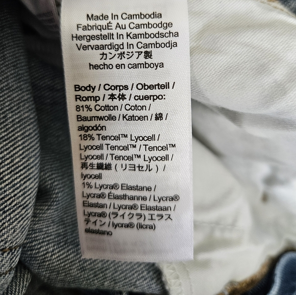 J.Crew mid rise cropped kicked leg hem jeans, 33", blue - Picture 15 of 16